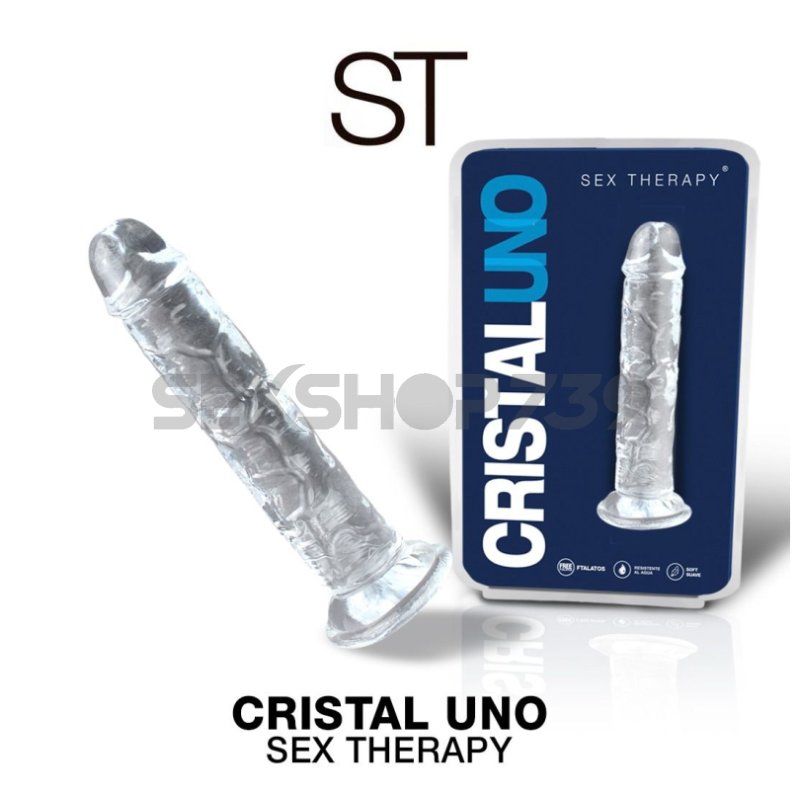 ANAL TRANSPARENTE CON VENTOSA - CRISTAL 1