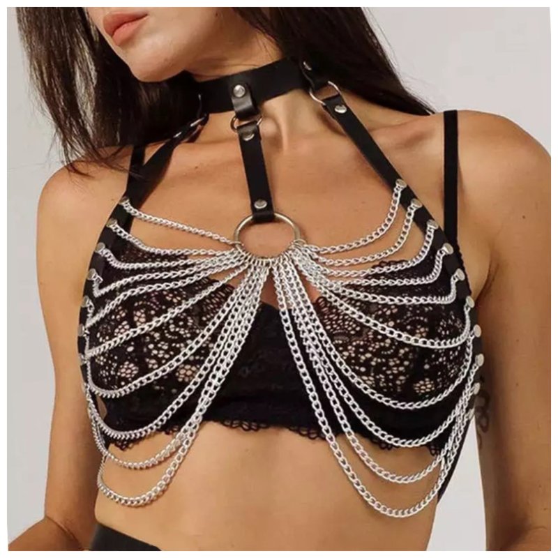 Arnés de Pecho con Cadenas Multicapa