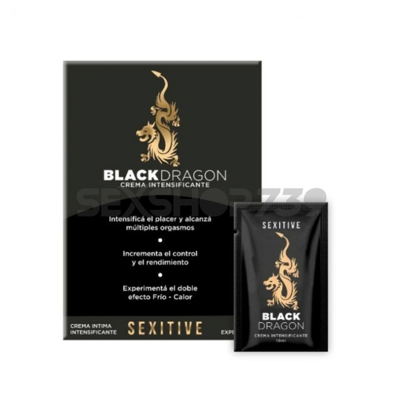 BLACK DRAGON - CREMA INTENSIFICANTE SACHET X 10ml.