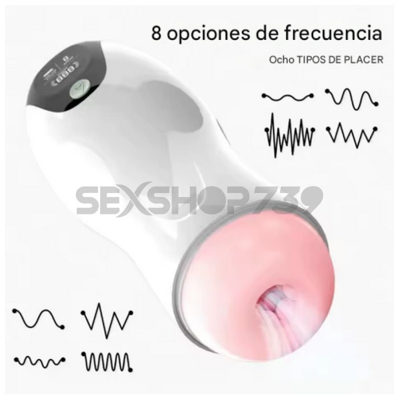 Copa de Masturbación Con Vibro