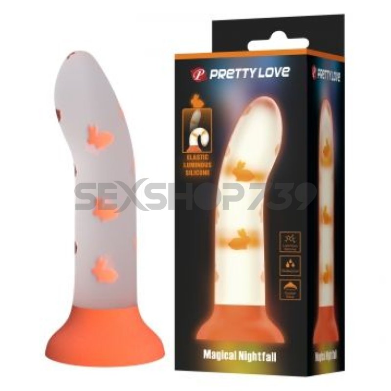 DILDO LUMINOSO Naranja