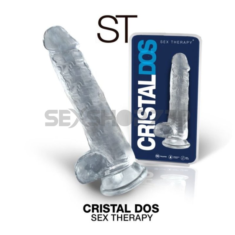 Dildo transparente Cristal 2