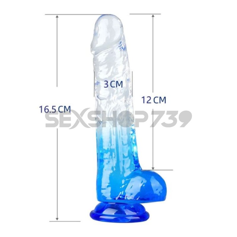 Dildo transparente Cristal 5