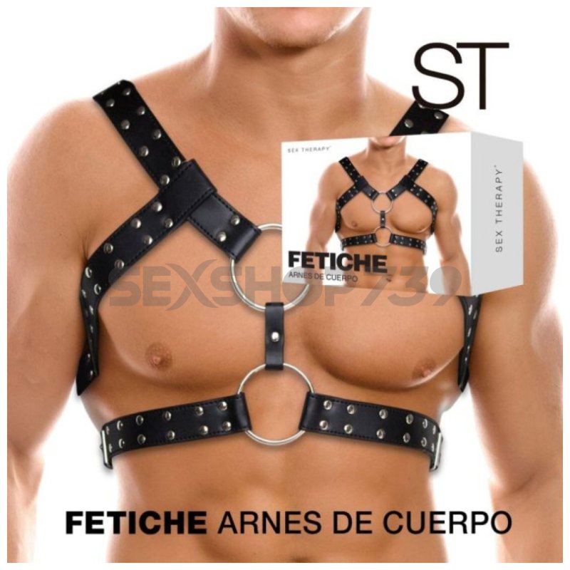 Fetiche Arnes de Cuerpo Black