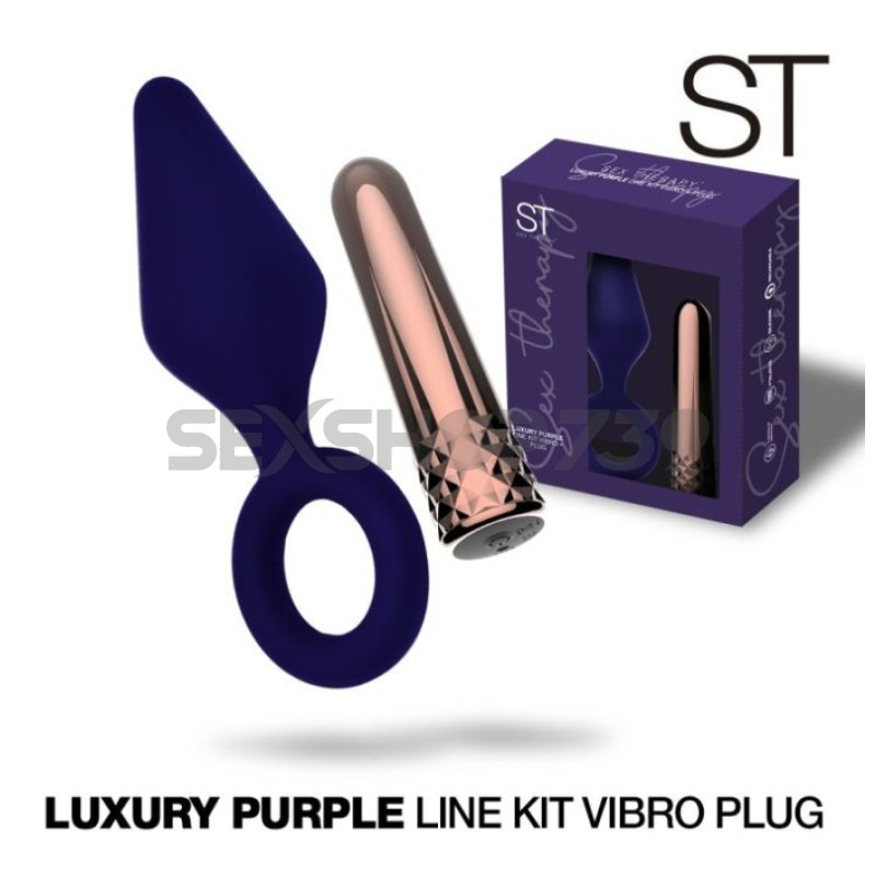 LUXURY PURPLE LINE KIT VIBRO Y PLUG