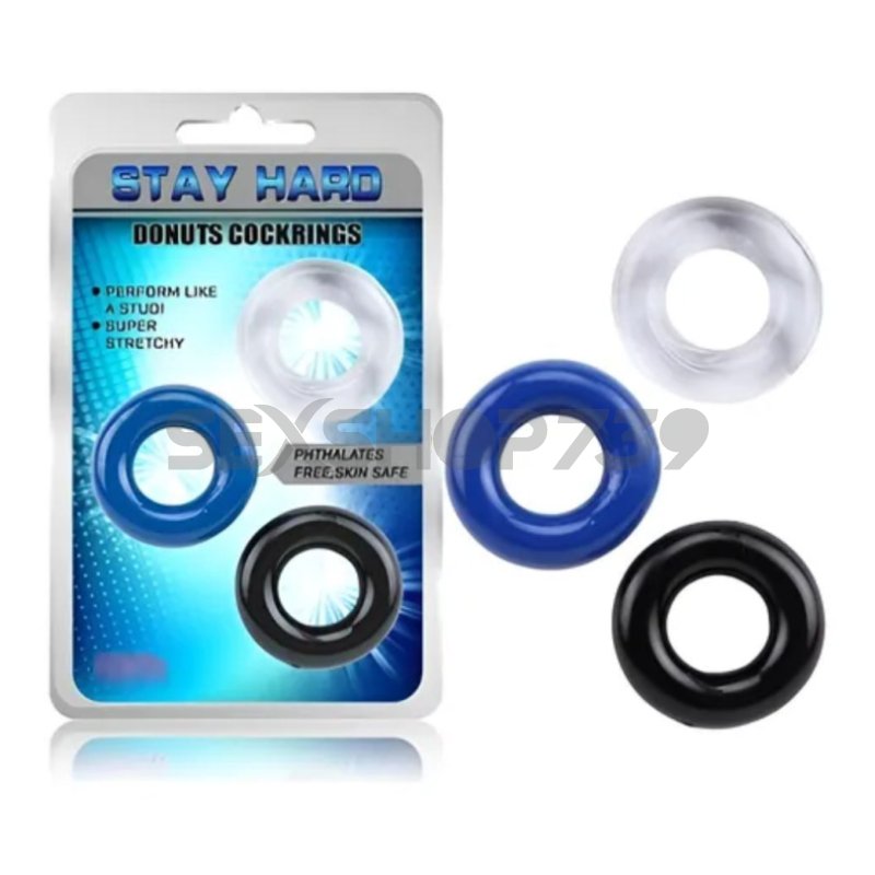 PLAY HARD - KIT ANILLOS X 3