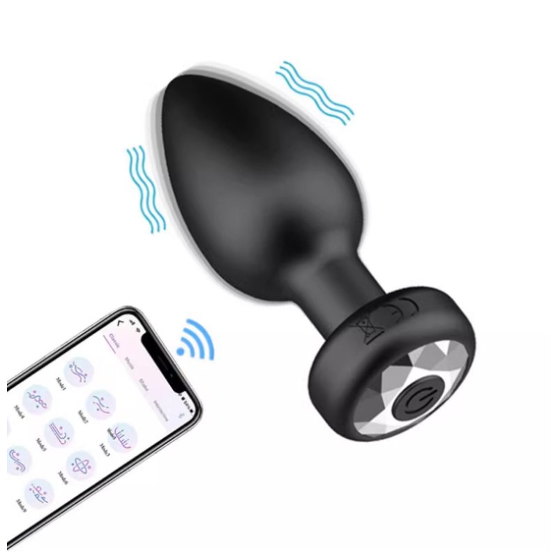 Plug Anal Vibrador Black - APP