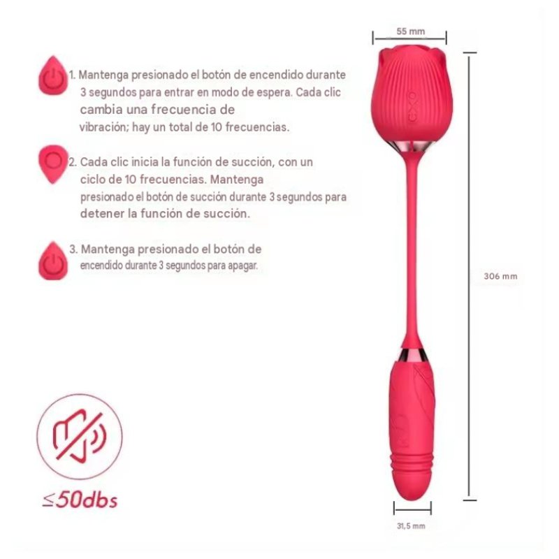 Succionador y Vibrador Recargable