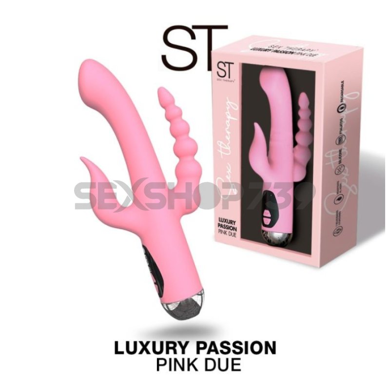 Triple estimulador LUXURY PASSION PINK DUE