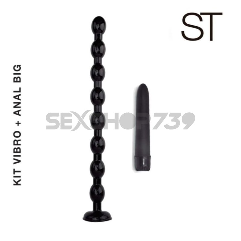 Vibrador anal KIT VIBRO +ANAL BIG