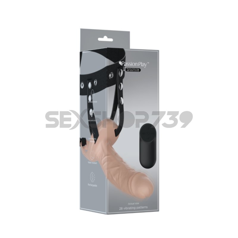 Vibrador on arnes - Vibrating Hollow Strap